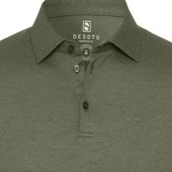 Poloshirts Met Lange Mouwen Desoto New Hai Polo LS Donkergroen -Aanbiedingen Shirt Vorm Winkel 71217 2 1