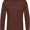 Poloshirts Met Lange Mouwen Desoto New Hai Polo LS Bordeaux -Aanbiedingen Shirt Vorm Winkel 71218 1