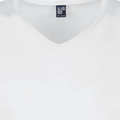 Basic T-shirts Alan Red Oklahoma T-shirt Stretch Wit (3pack) -Aanbiedingen Shirt Vorm Winkel 71376 9