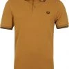 Slim-Fit Polo's Fred Perry Polo M3600 Caramel N59 -Aanbiedingen Shirt Vorm Winkel 71484 1