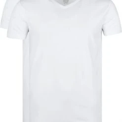 Basic T-shirts PME Legend Basic T-shirt 2-Pack V-Hals Wit -Aanbiedingen Shirt Vorm Winkel 71800 1 1
