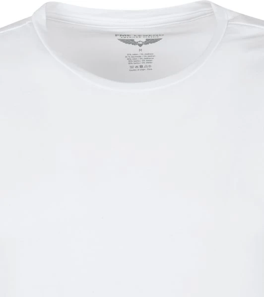 Basic T-shirts PME Legend Basic T-shirt 2-Pack O-Hals Wit 7 Basic T-shirts PME Legend Basic T-shirt 2-Pack O-Hals Wit - Afbeelding 5