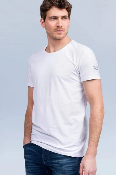 Basic T-shirts PME Legend Basic T-shirt 2-Pack O-Hals Wit 4 Basic T-shirts PME Legend Basic T-shirt 2-Pack O-Hals Wit - Afbeelding 2