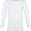 Basic T-shirts Garage Basic Longsleeve T-Shirt Stretch Wit -Aanbiedingen Shirt Vorm Winkel 71946 3
