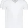 Basic T-shirts Slater 2-pack The Perfect T-shirt 10+10 V-Hals Wit -Aanbiedingen Shirt Vorm Winkel 71947 1