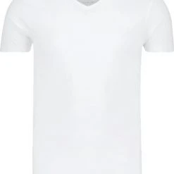 Basic T-shirts Slater 2-pack The Perfect T-shirt 10+10 V-Hals Wit -Aanbiedingen Shirt Vorm Winkel 71947 2 1