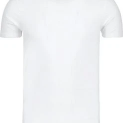 Basic T-shirts Slater 2-pack The Perfect T-shirt 10+10 O-Hals Wit -Aanbiedingen Shirt Vorm Winkel 71948 2 1