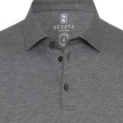 Poloshirts Met Lange Mouwen Desoto New Hai Polo LS Grijs -Aanbiedingen Shirt Vorm Winkel 71987 2 1