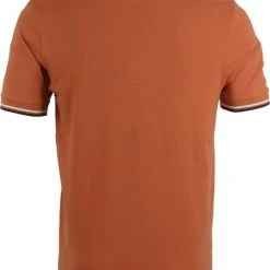 Slim-Fit Polo's Fred Perry Polo M3600 Court Clay Oranje -Aanbiedingen Shirt Vorm Winkel 72008 4