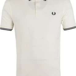 Slim-Fit Polo's Fred Perry Polo M3600 Ecru -Aanbiedingen Shirt Vorm Winkel 72009 1 1