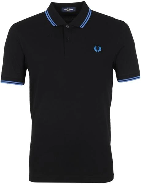 Slim-Fit Polo's Fred Perry Polo M3600-P24 Zwart 7 Slim-Fit Polo's Fred Perry Polo M3600-P24 Zwart - Afbeelding 5
