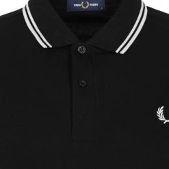 Slim-Fit Polo's Fred Perry Polo Zwart 350 -Aanbiedingen Shirt Vorm Winkel 72105 3 1