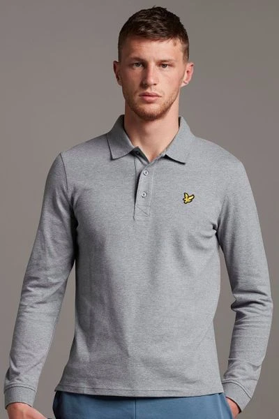 Poloshirts Met Lange Mouwen Lyle And Scott Longsleeve Polo Grijs 4 Poloshirts Met Lange Mouwen Lyle And Scott Longsleeve Polo Grijs - Afbeelding 2