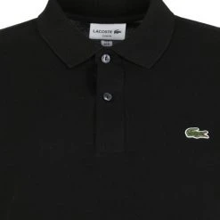 Slim-Fit Polo's Lacoste Poloshirt Pique Zwart -Aanbiedingen Shirt Vorm Winkel 72179 2 1