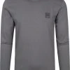Basic T-shirts Hugo Boss T-shirt Longsleeve Grijs -Aanbiedingen Shirt Vorm Winkel 72184 5