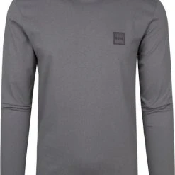 Basic T-shirts Hugo Boss T-shirt Longsleeve Grijs