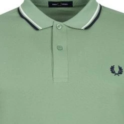 Slim-Fit Polo's Fred Perry Polo Groen E36 -Aanbiedingen Shirt Vorm Winkel 72213 2 1