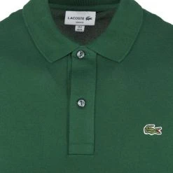 Slim-Fit Polo's Lacoste Poloshirt Pique Groen -Aanbiedingen Shirt Vorm Winkel 72295 2