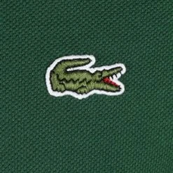 Slim-Fit Polo's Lacoste Poloshirt Pique Groen -Aanbiedingen Shirt Vorm Winkel 72295 3