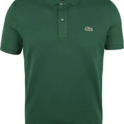 Slim-Fit Polo's Lacoste Poloshirt Pique Groen -Aanbiedingen Shirt Vorm Winkel 72295 5 1