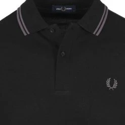 Slim-Fit Polo's Fred Perry Polo Zwart P32 -Aanbiedingen Shirt Vorm Winkel 72419 6