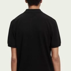 Slim-Fit Polo's Scotch And Soda Polo Pique Zwart -Aanbiedingen Shirt Vorm Winkel 72658 5