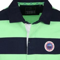 New Zealand Auckland Poloshirts Met Lange Mouwen NZA Polo Horeke Strepen Donkerblauw -Aanbiedingen Shirt Vorm Winkel 72686 2 1