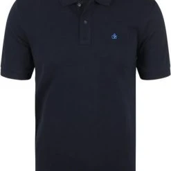 Slim-Fit Polo's Scotch And Soda Pique Polo Donkerblauw