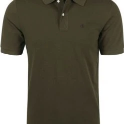 Slim-Fit Polo's Scotch And Soda Pique Polo Donkergroen