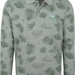 New Zealand Auckland Poloshirts Met Lange Mouwen NZA Polo LS Rotokaha Groen