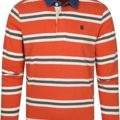 Poloshirts Met Lange Mouwen State Of Art Longsleeve Rugbyshirt Rood -Aanbiedingen Shirt Vorm Winkel 73228 1 1