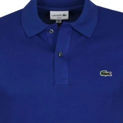 Slim-Fit Polo's Lacoste Pique Poloshirt Donkerblauw -Aanbiedingen Shirt Vorm Winkel 73432 2 1