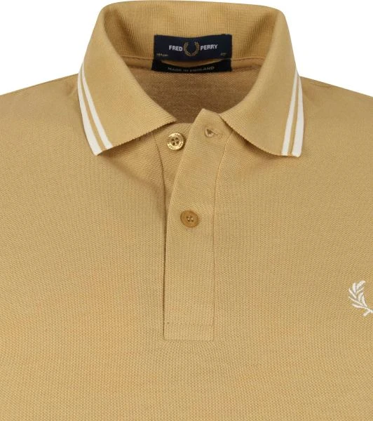 Slim-Fit Polo's Fred Perry Polo 1964 Geel 4 Slim-Fit Polo's Fred Perry Polo 1964 Geel - Afbeelding 2