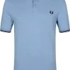 Slim-Fit Polo's Fred Perry Polo Blauw M3600 -Aanbiedingen Shirt Vorm Winkel 73694 1