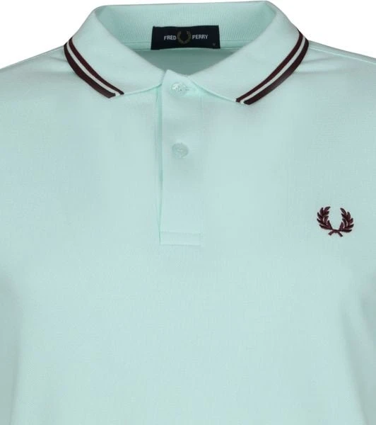 Slim-Fit Polo's Fred Perry Polo Lichtblauw M3600 8 Slim-Fit Polo's Fred Perry Polo Lichtblauw M3600 - Afbeelding 6