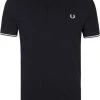 Slim-Fit Polo's Fred Perry Polo Navy Donkerblauw M3600 -Aanbiedingen Shirt Vorm Winkel 73698 1