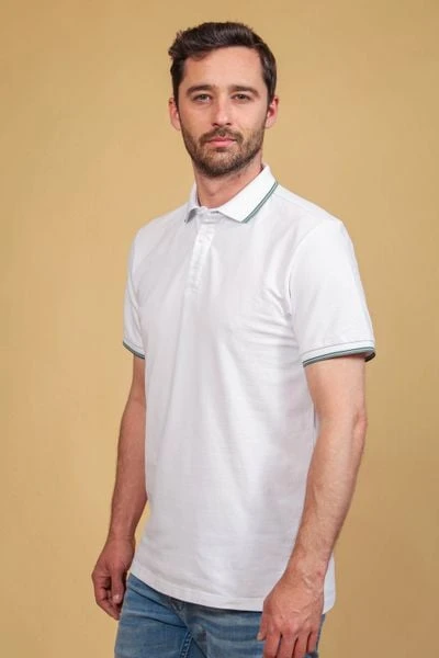 Slim-Fit Polo's Suitable Polo Jesse Wit 8 Slim-Fit Polo's Suitable Polo Jesse Wit - Afbeelding 6