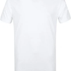 Basic T-shirts Alan Red Vermont T-Shirt V-Hals Wit 5 Pack -Aanbiedingen Shirt Vorm Winkel 73746 3