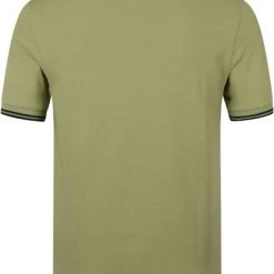 Slim-Fit Polo's Fred Perry Polo M3600 Tipped Groen -Aanbiedingen Shirt Vorm Winkel 74049 4