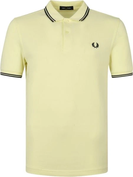 Slim-Fit Polo's Fred Perry Polo M3600 Tipped Geel 7 Slim-Fit Polo's Fred Perry Polo M3600 Tipped Geel - Afbeelding 5