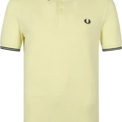 Slim-Fit Polo's Fred Perry Polo M3600 Tipped Geel