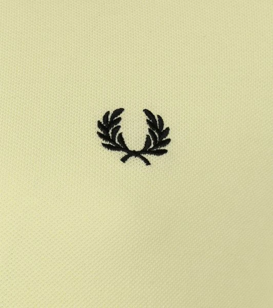 Slim-Fit Polo's Fred Perry Polo M3600 Tipped Geel 5 Slim-Fit Polo's Fred Perry Polo M3600 Tipped Geel - Afbeelding 3