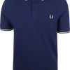 Slim-Fit Polo's Fred Perry Polo Twin Tipped M3600 Navy -Aanbiedingen Shirt Vorm Winkel 74195 2