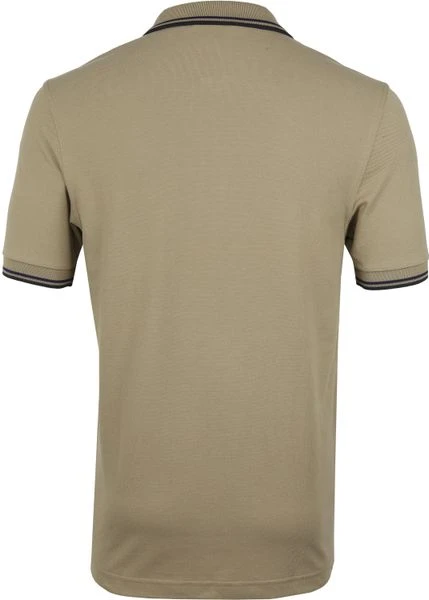 Slim-Fit Polo's Fred Perry Polo Twin Tipped M3600 Lichtbruin 6 Slim-Fit Polo's Fred Perry Polo Twin Tipped M3600 Lichtbruin - Afbeelding 4