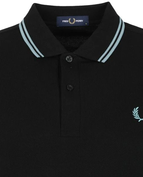 Slim-Fit Polo's Fred Perry Polo Twin Tipped M3600 Navy Blauw 8 Slim-Fit Polo's Fred Perry Polo Twin Tipped M3600 Navy Blauw - Afbeelding 6