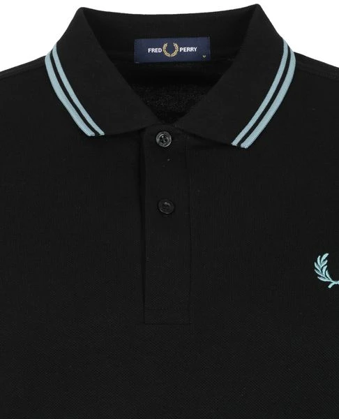 Slim-Fit Polo's Fred Perry Polo Twin Tipped M3600 Navy Blauw 4 Slim-Fit Polo's Fred Perry Polo Twin Tipped M3600 Navy Blauw - Afbeelding 2