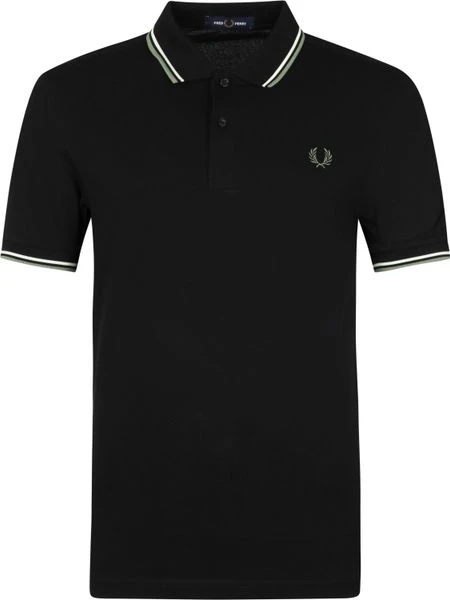 Slim-Fit Polo's Fred Perry Polo M3600 Zwart 3 Slim-Fit Polo's Fred Perry Polo M3600 Zwart