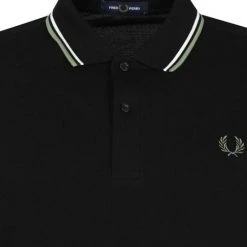 Slim-Fit Polo's Fred Perry Polo M3600 Zwart 13 Slim-Fit Polo's Fred Perry Polo M3600 Zwart -Aanbiedingen Shirt Vorm Winkel 74213 2 1