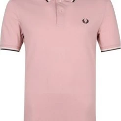 Slim-Fit Polo's Fred Perry Polo M3600 Roze -Aanbiedingen Shirt Vorm Winkel 74214 1 1