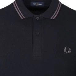 Poloshirts Met Lange Mouwen Fred Perry Polo Longsleeve Donkerblauw -Aanbiedingen Shirt Vorm Winkel 74216 2 1